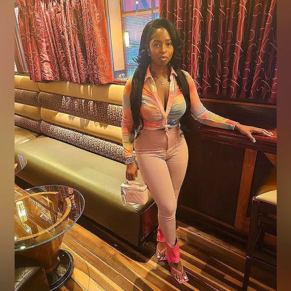 Pink Open Toe Booties - Picture 4 of 4